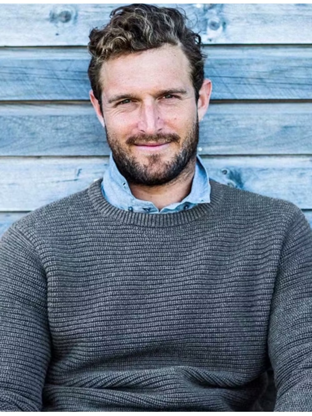 OuterKnown Jetlag Crew Sweater Organic Cotton Baby Alpaca Blend Gray